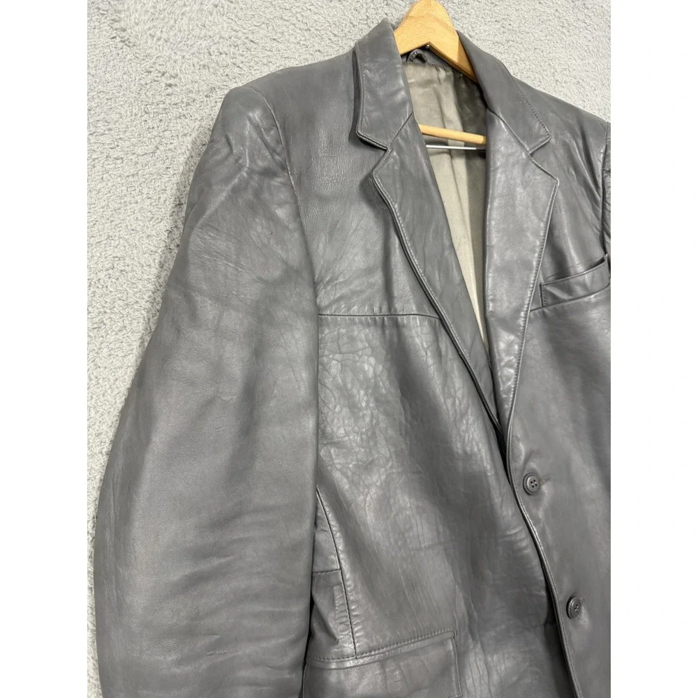 Clipper Mist Blazer Jacket Mens‎ 42 Long Classic Two Button Pocket Coat